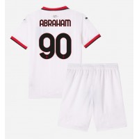 Camisa de time de futebol AC Milan Tammy Abraham #90 Replicas 2º Equipamento Infantil 2024-25 Manga Curta (+ Calças curtas)